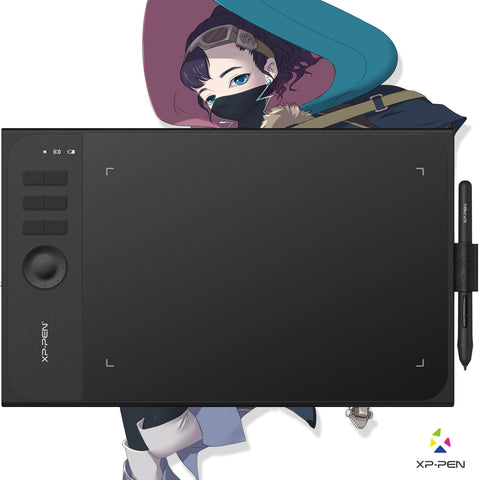 XP-Pen Star06 Wireless 2.4G Graphics Drawing Tablet/Pad Painting Board with Hot Keys and 8192 levels Battery-free Passive Stylu